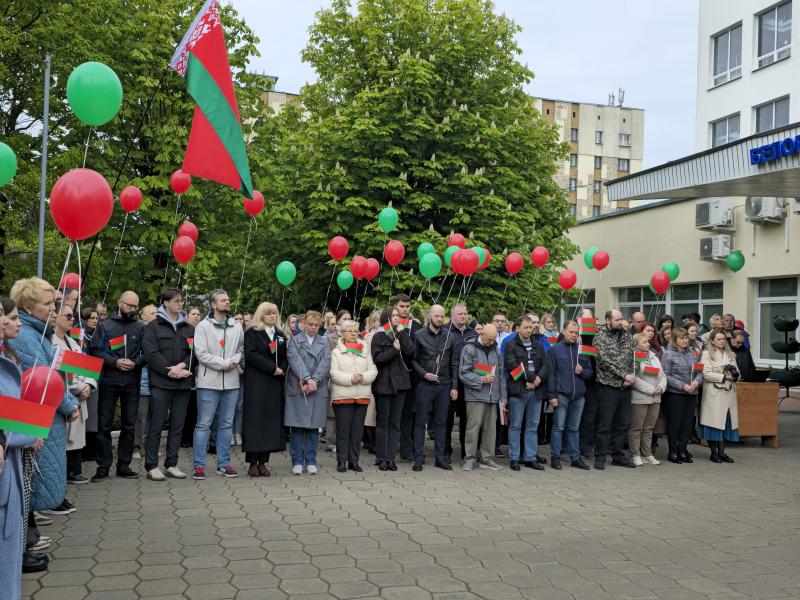 В БелГИМ состоялся торжественный реквием, посвященный 80-й годовщине Победы советского народа в Великой Отечественной войне. 