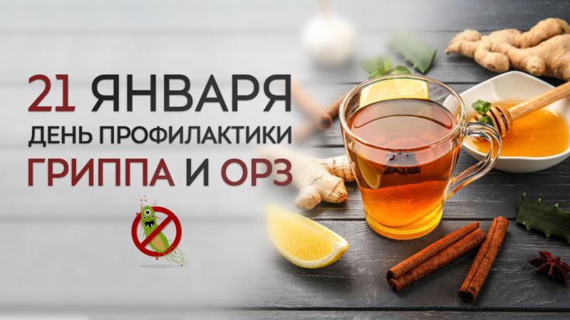 21 января – День профилактики гриппа и ОРЗ!